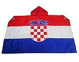 AZ FLAG UMHANGFLAGGE Kroatien 150x90cm - KROATISCHE Cape Fahne 90 x 150 cm - flaggen