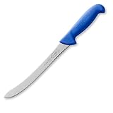 F. DICK Fischfiletiermesser, ErgoGrip (Filetiermesser mit Klinge 21cm, X55CrMo14 Stahl, nichtrostend, 56° HRC) 82417211, Blau
