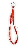 Aquantic Hornhecht-Seide, 10 Schlaufen inkl. Sprengring, sechs Verschiedene, fängige Farben (Rot)