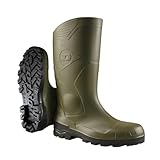 DUNLOP Herren Devon Full Safety Gummistiefel, Grün, 43 EU