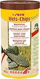 sera Welsfutter Nature 1000 ml | Formstabile Chips für den gesunden Wels | Hohe Futterverwertbarkeit | Futter für Zierfische | Fischfutter Made in Germany